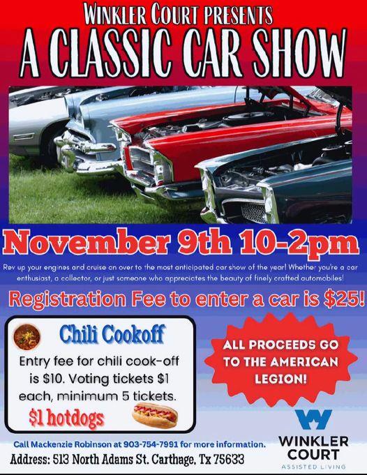 Winkler Court Presents A Classic Car Show