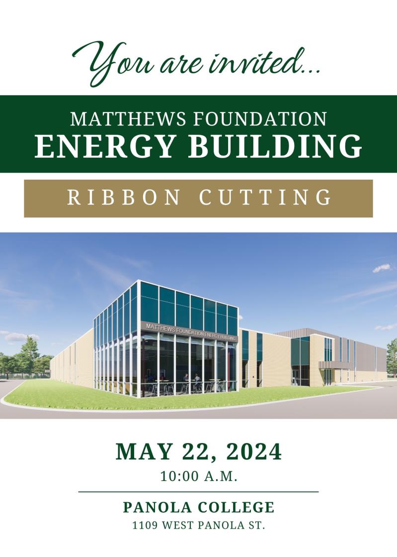 Ribbon Cutting - Matthews Foundation Energy Building