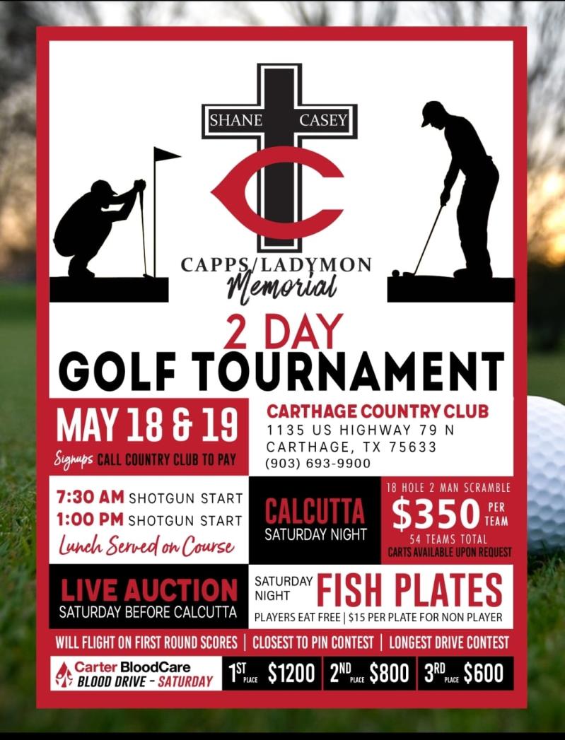 Capps/Ladymon Memorial 2 Day Golf Tournament