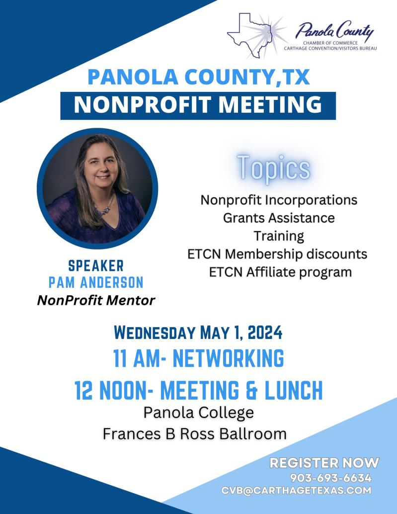 Panola County, Texas Nonprofit Meeting