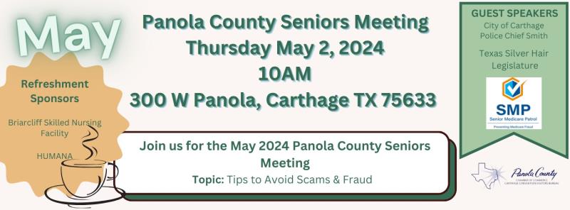 Panola County Seniors Meeting
