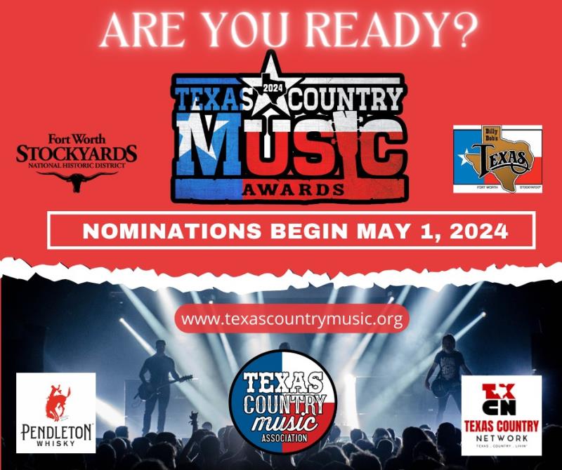 Texas Country Music Association Award Nominations