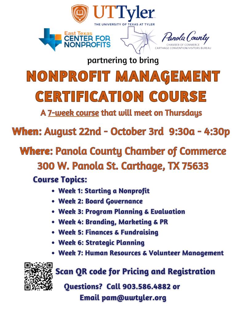 Nonprofit Management Certification Course