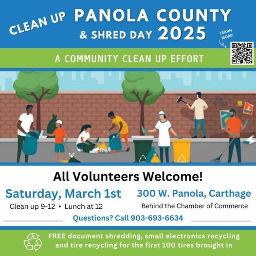 2025 Panola County Clean Up Day