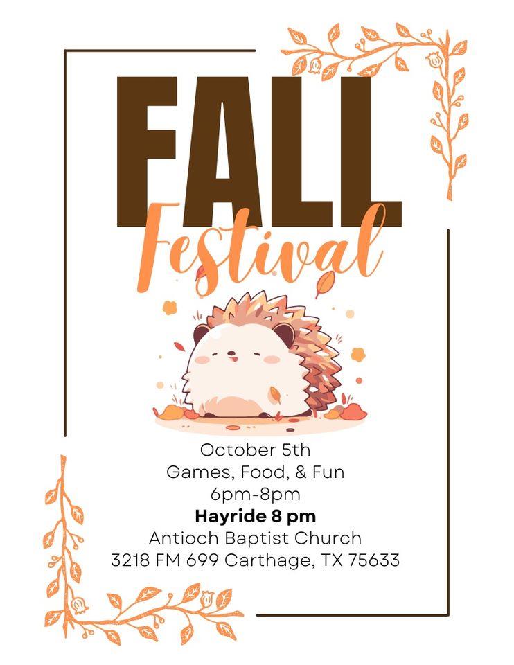 Antioch Baptist Church Hobo Stew and Fall Festival