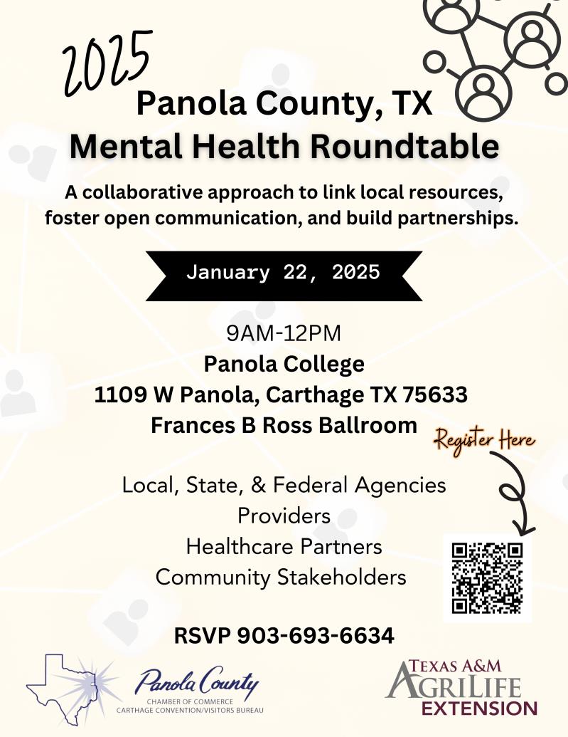 Panola County, Texas -  Mental Health Roundtable