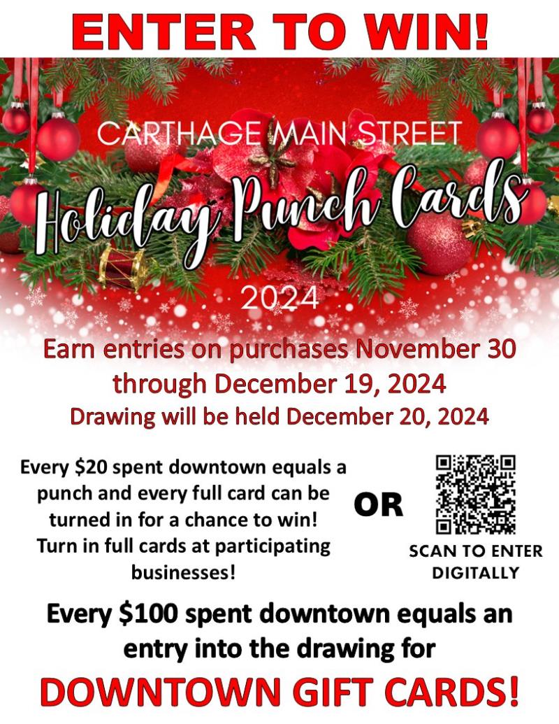 Holiday Punch Cards