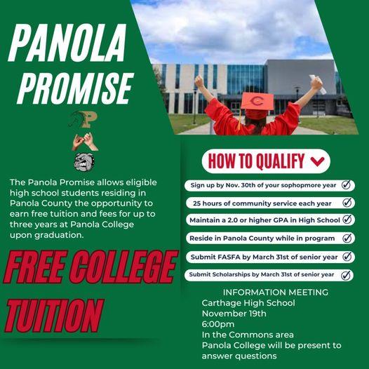 Panola Promise - Free College Tuition