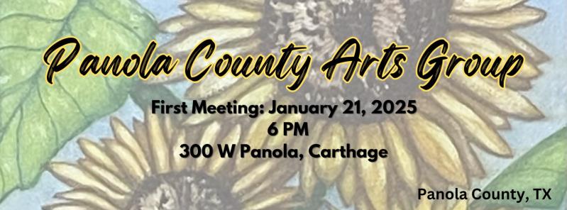 First Meeting of the "Panola County Arts Group"