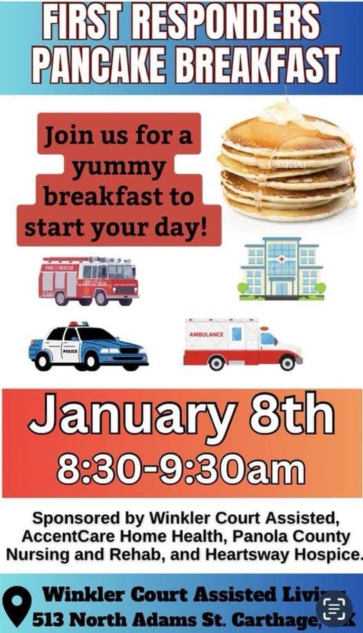 First Responders Pancake Breakfast