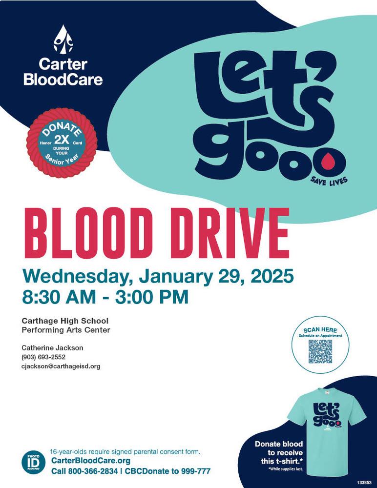 Carter Blood Care Blood Drive