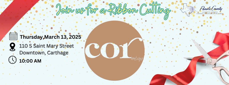 Ribbon Cutting - COR Boutique Carthage